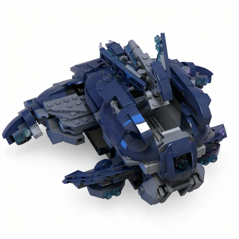 813pcs MOC T26 Zurdo-pattern 'Wraith' Mortar Tank Halo Space Model Toy Building Blocks Construction Christmas Gifts Education