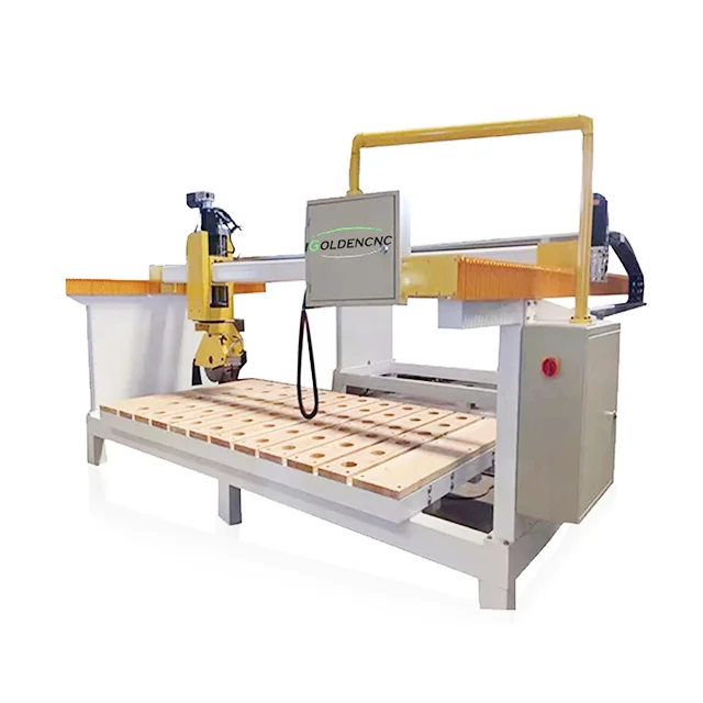 Saw Table Bridge 5 Axis Cnc Stone Router For Sale