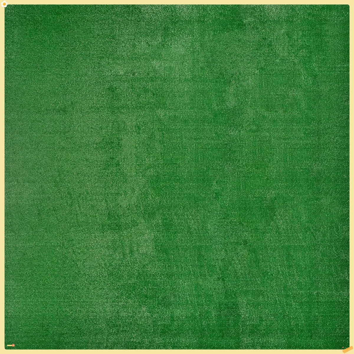 

12x12 Artificial Grass Rug, Indoor/Outdoor, Lush Green, Durable