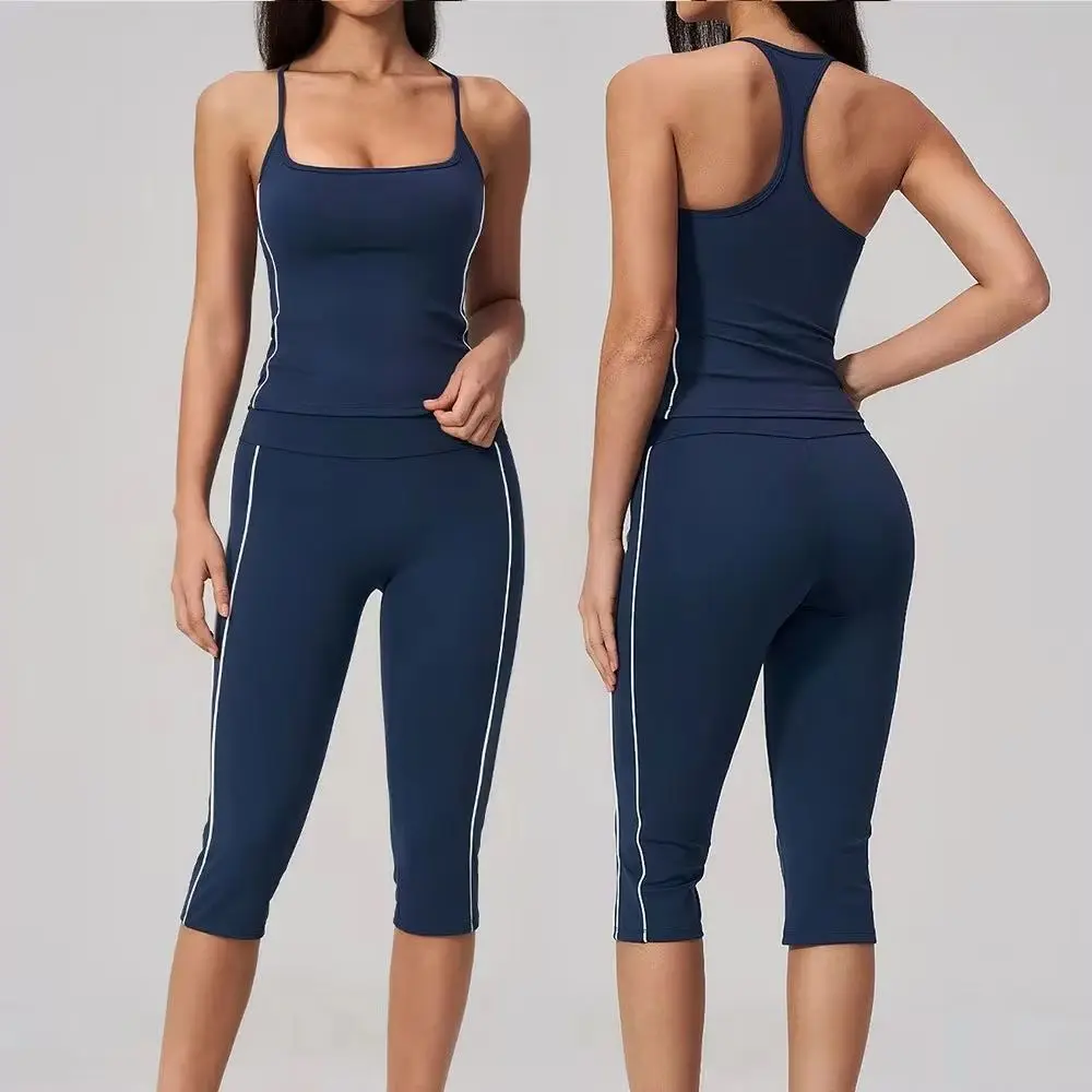 2026 New Fitness Set 2Pcs Ultra-Soft Fabrics Sports Suit Woman Breathable Workout Bra Female Gym Running Quick Dry Leggings