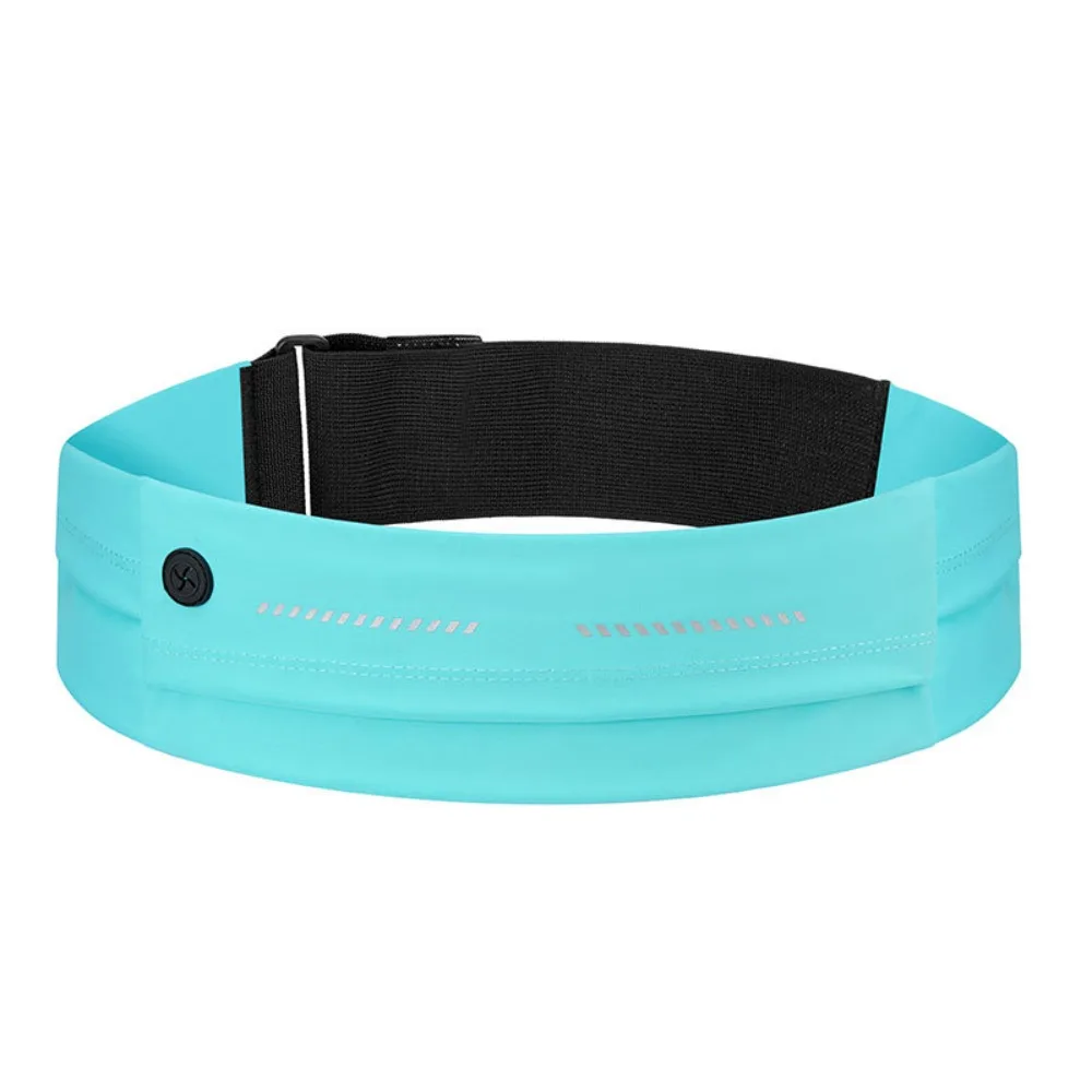 

Ultra-Thin Sport Mobile Waist Bag Close Fitting Night Reflection Running Waist Bag Large Capacity Lightweight Sports Phone Bag