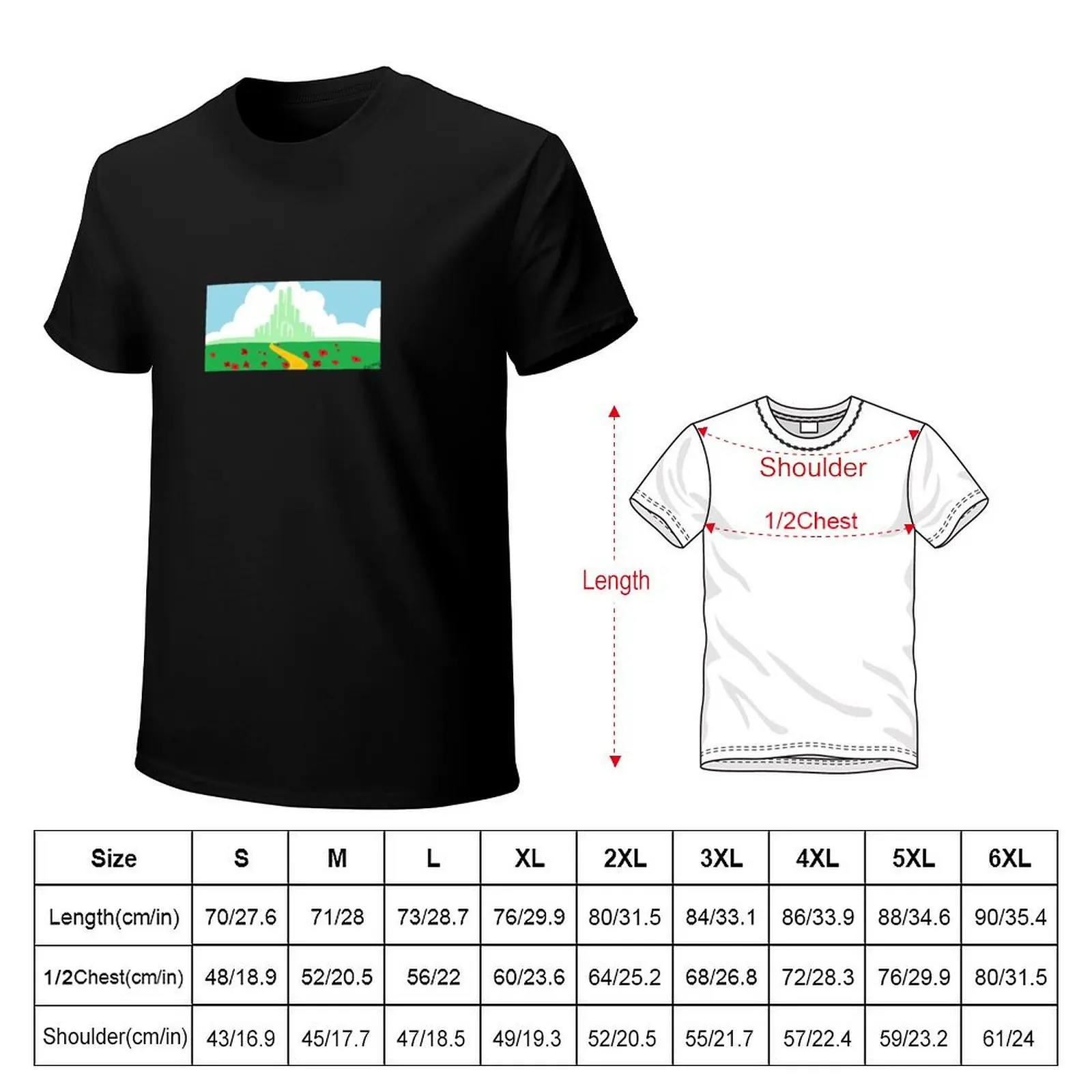 Emerald City T-Shirt Classic Graphic Short Sleeve Top