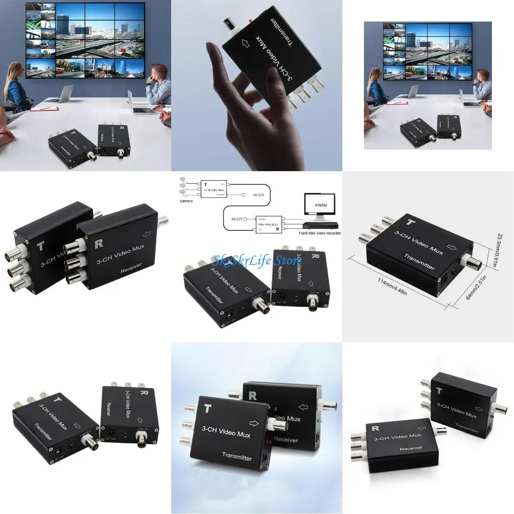 

E65E Reliability Video Multiplexer High Claritys Video Distribution for Security