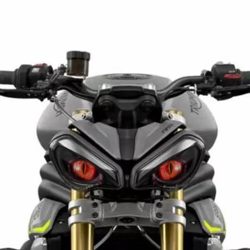 

For Triumph Street Triple 765RS 1200RS Motorcycle Accessories Front Fairing Headlight Sticker Guard Sticker - 1