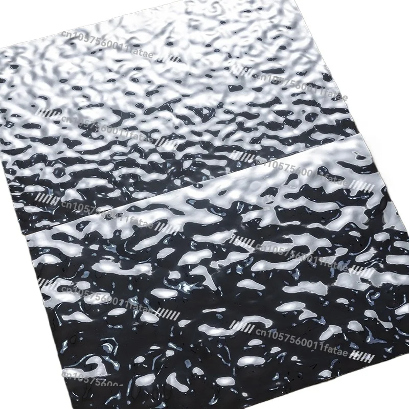 

Water Corrugated Board Mirror Film ，Metal Decorative ，film Event Display Ceiling Wedding Background Mirror Embossed