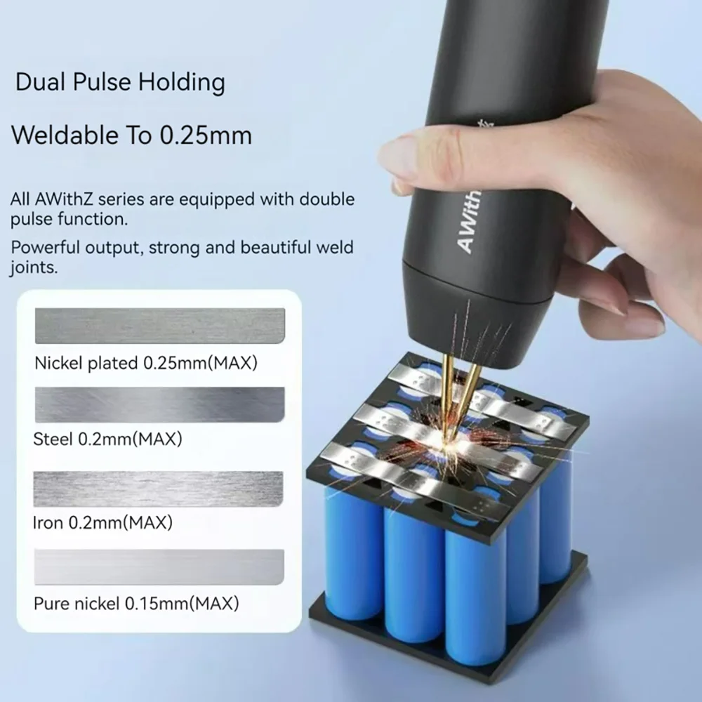 Awithz H1 4.2V Handheld Spot Welder 18650 Lithium Battery Diy
