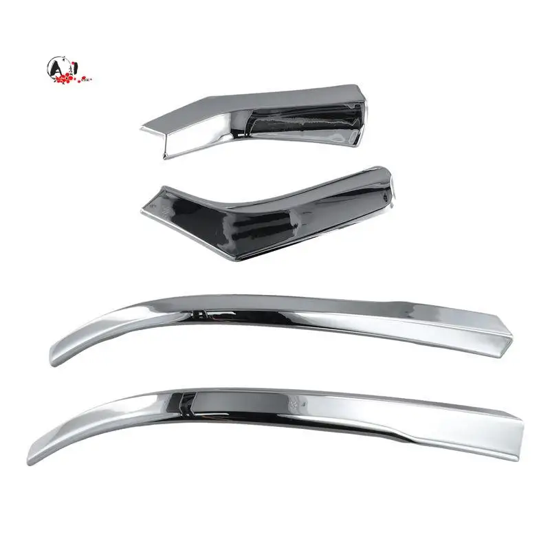 A10E-Car Rear View Mirror Trim Sequins Rear View Mirror Decoration Strips Cover For Toyota Alphard Vellfire 30 2016-2019