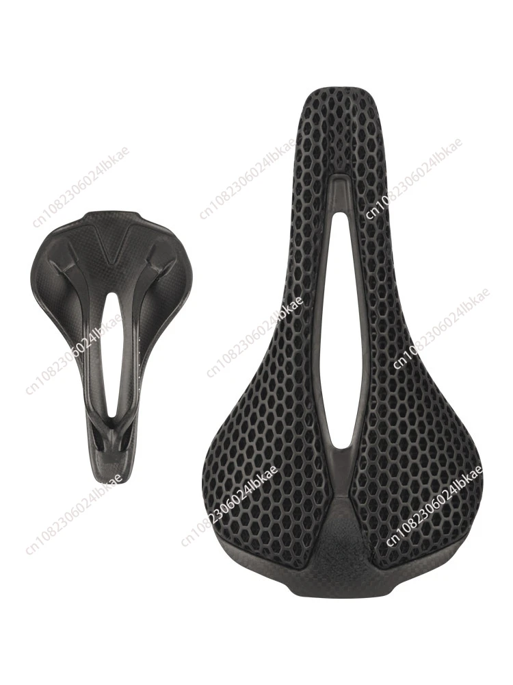 3D technology prints carbon fiber road bike honeycomb seat saddle pad