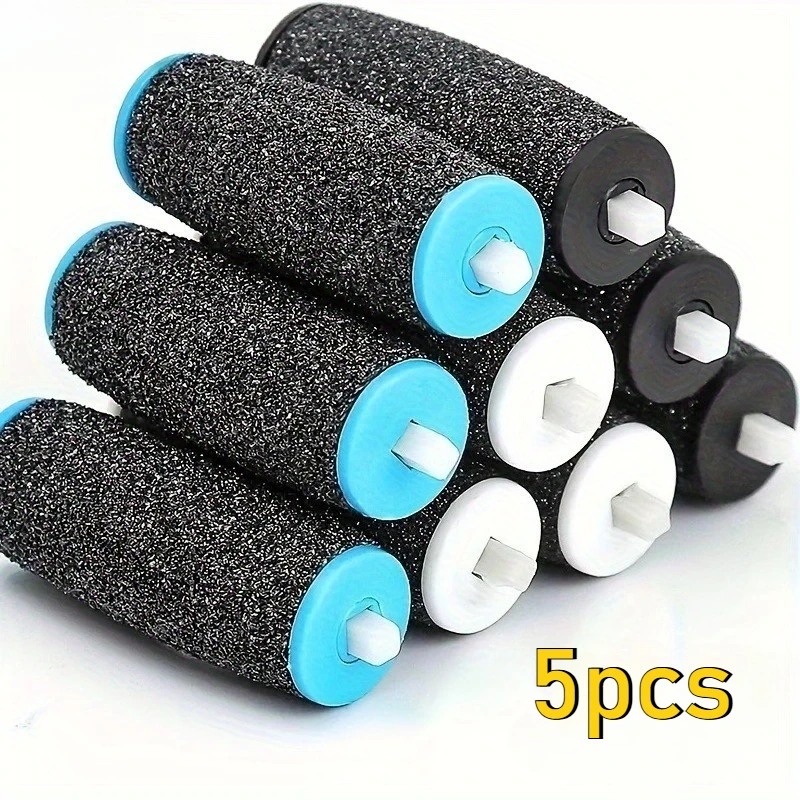 [Amope Pedi Refill] Amope 5pcs replacement roller set - electric foot file head,