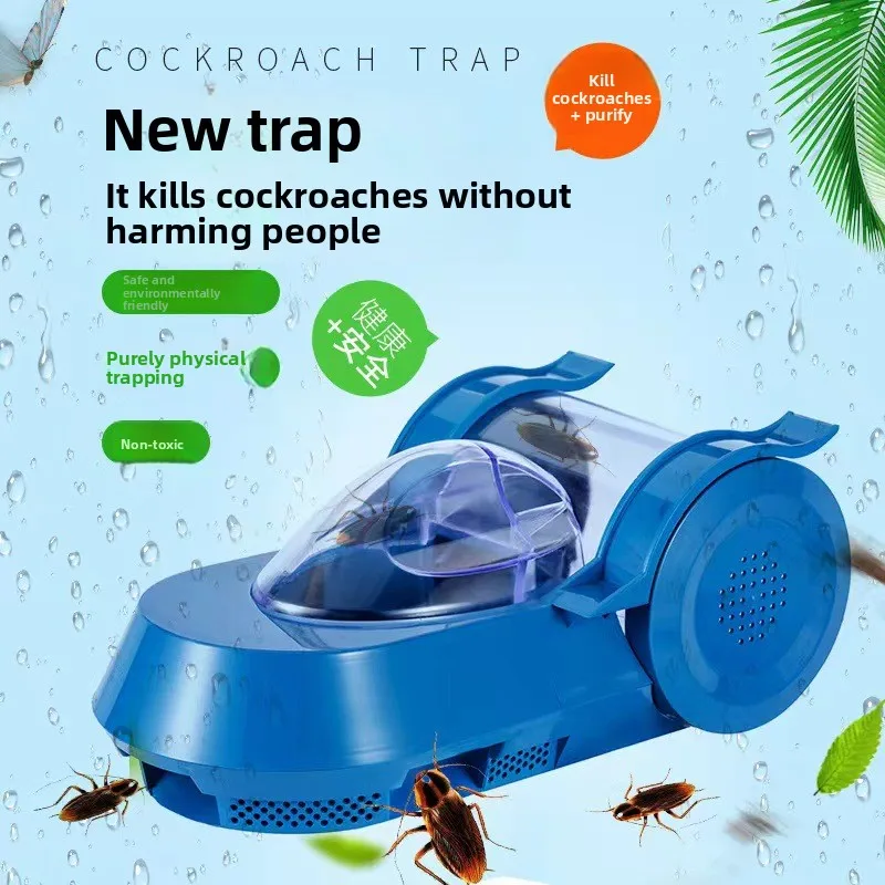 Household baby-safe, non-toxic cockroach traps, physical bait traps for cockroach extermination, cockroach boxes, and cockroach