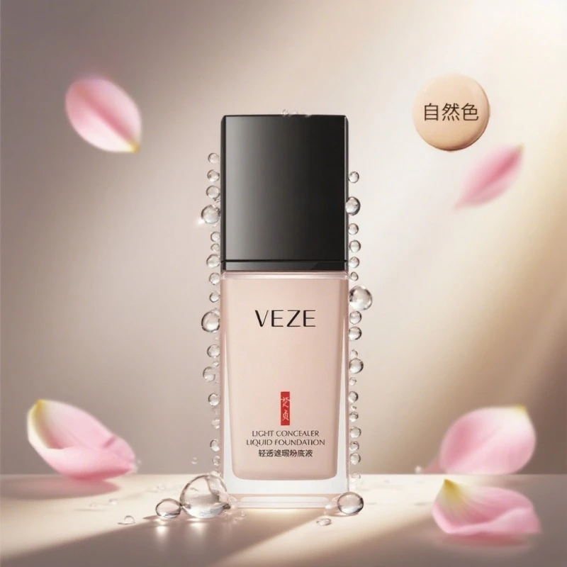 

Lightweight Concealing Foundation Brightens complexion,features Refreshingly breathable, moisturizing barrier Women's foundation