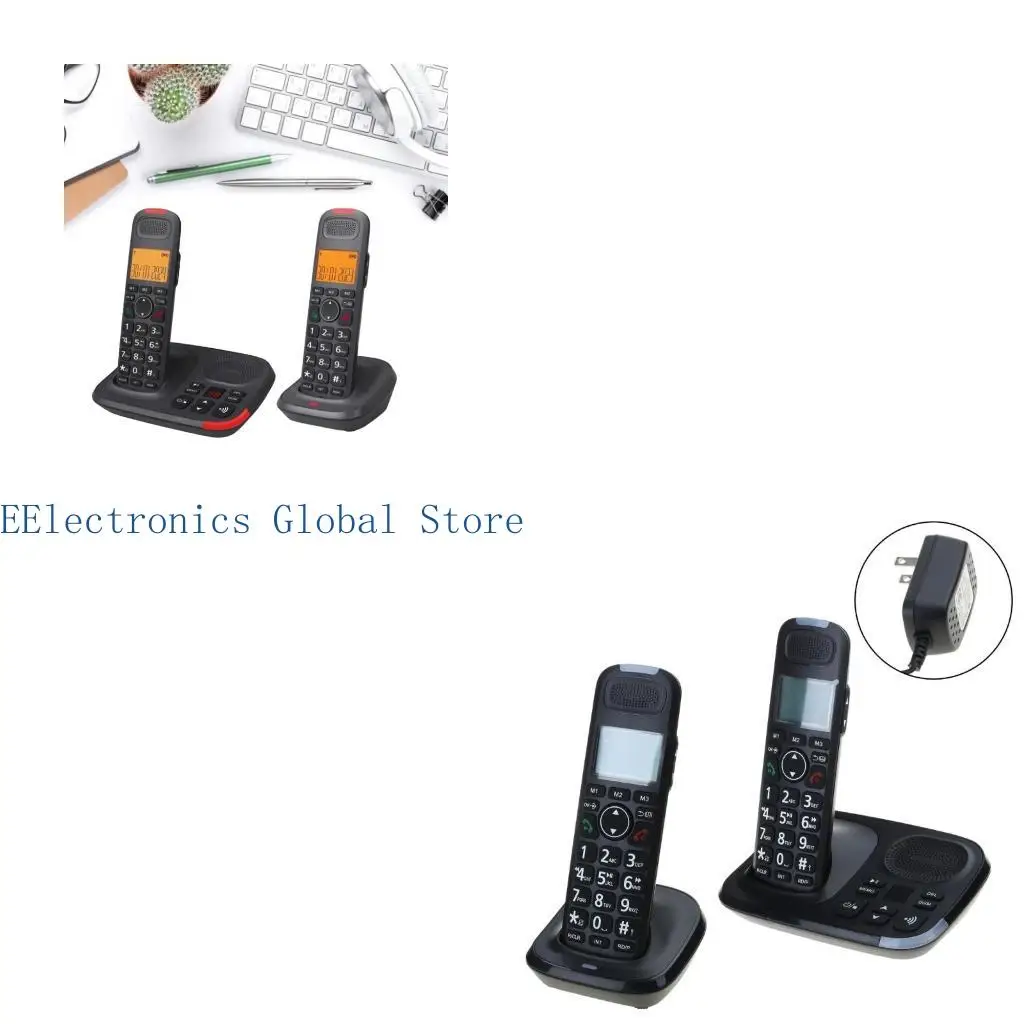462B D1015TAM-D Low Radiation Cordless Landline Phone for Schools Hospitals Libraries