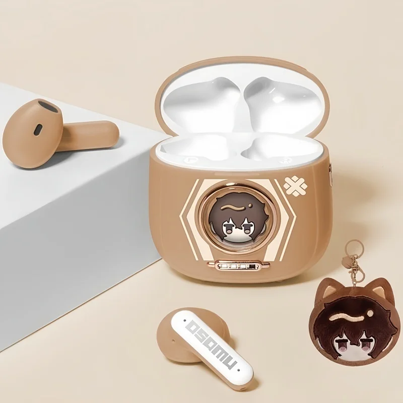 

Беспроводные Bluetooth-наушники Bungo Stray Dogs с персонажем Накахарой Чуей, аниме-дизайн, с шумоподавлением, полувнутриканальные, игрушки