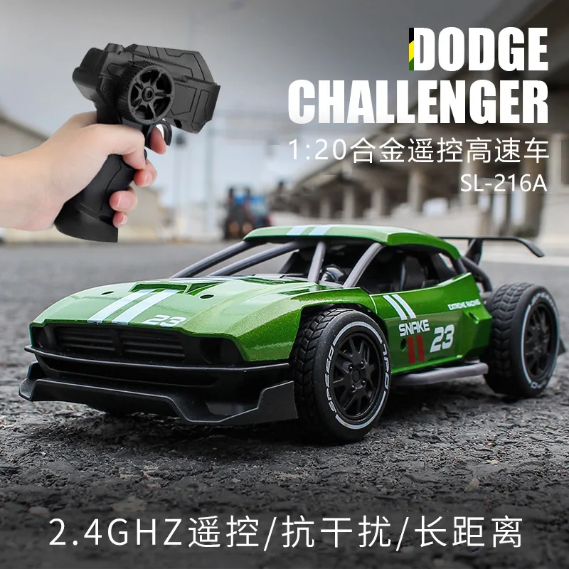 

1:20 Alloy Remote-controlled Racing Car Charging Wireless High-speed Drift Toy Car All Terrain Off-road Vehicle Model Child Boy