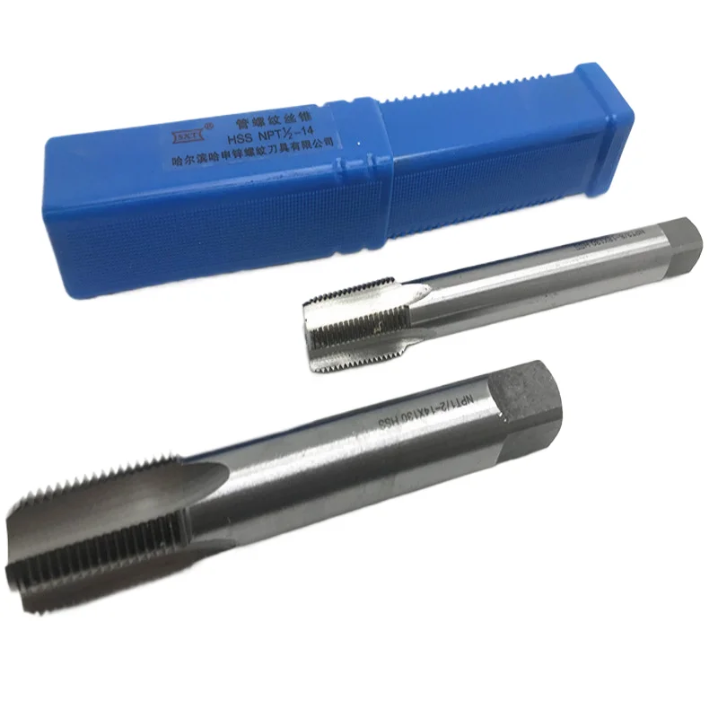 G NPT 55 ยฐ/60 ยฐ HSS Lengtheningpipe thread tap 1/8 1/4 3/8 1/2 3/4 1 inch, used for internal thread tapping tools in water pipes
