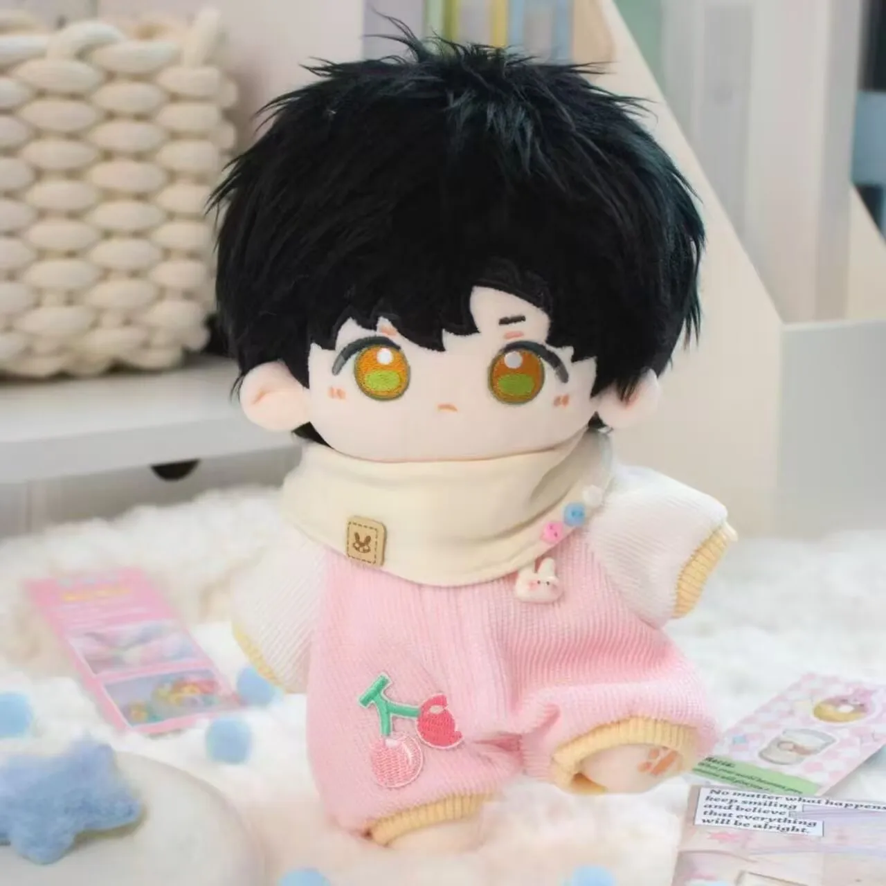 A 20CM cotton set of doll clothes for dolls, cute and changeable outfits