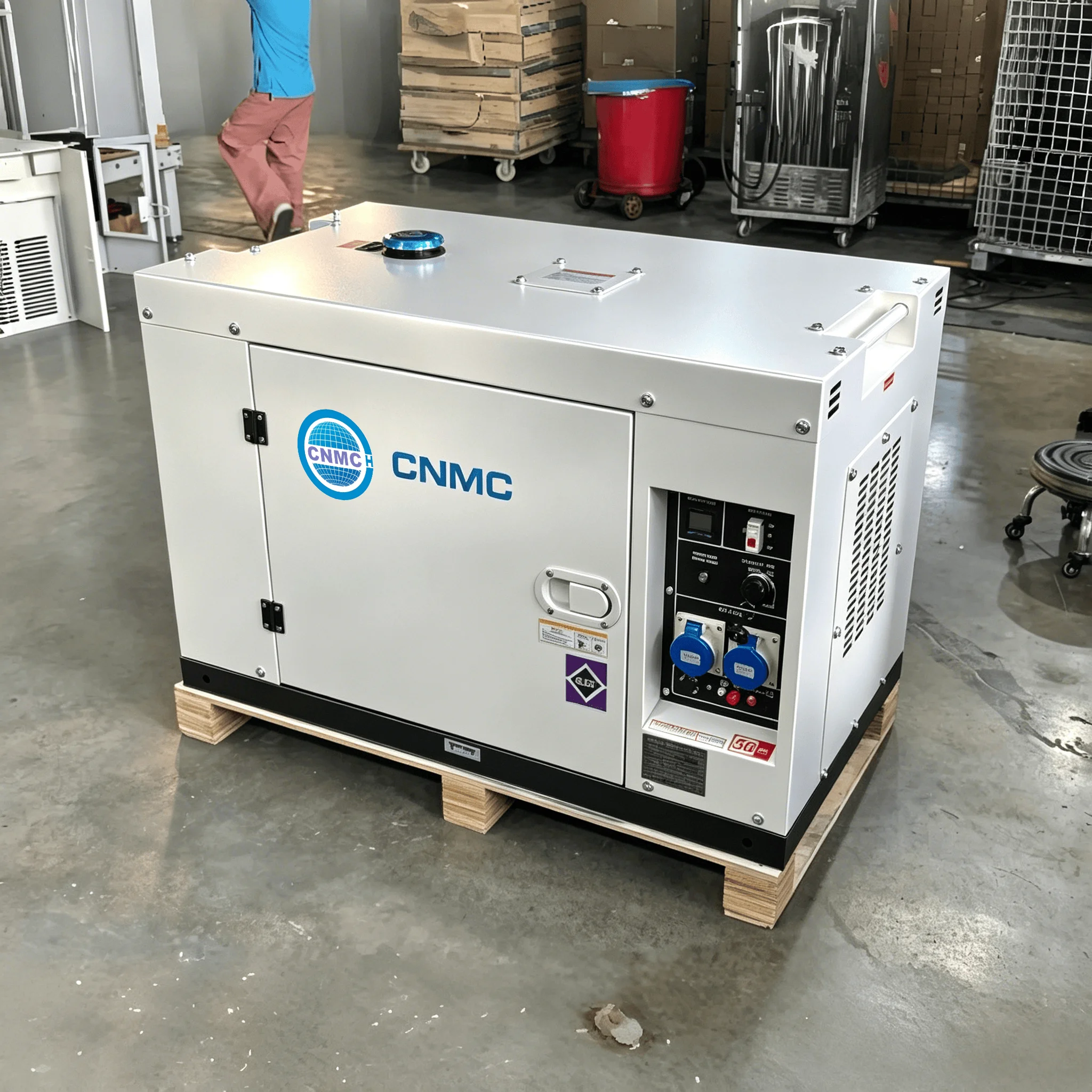 

CNMC Silent Diesel Generator 3KW 5KW 6KW 8KW 10KW diesel generators 110V 220V 380V CE Certified Customizable Home Camping