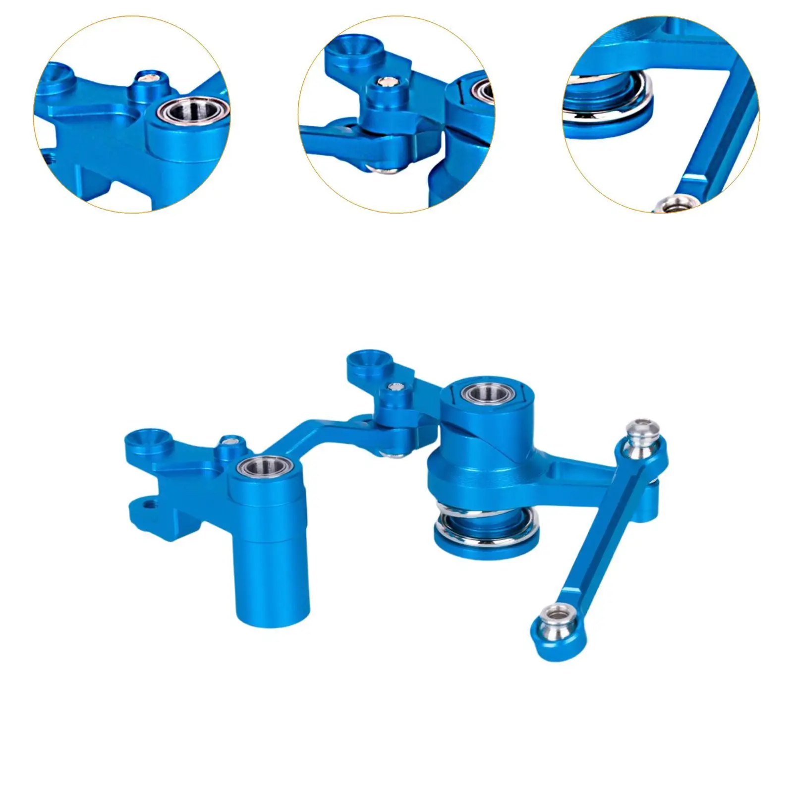 RC รถพวงมาลัยส่วนประกอบ RC อะไหล่รถยนต์ DIY อุปกรณ์เสริมติดตั้งง่าย