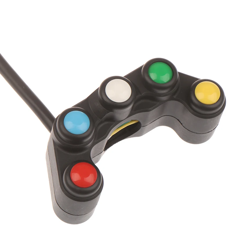 Universelle 5-Tasten-Array-Motorradschalter Rennräder 22-mm-Lenkerschalter