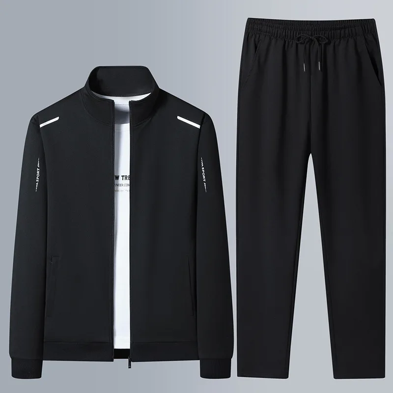 

Men's sports suit Spring and Autumn sports suit Leisure sports jacket Pants Training gym uniform Fashion men's sports shirt set