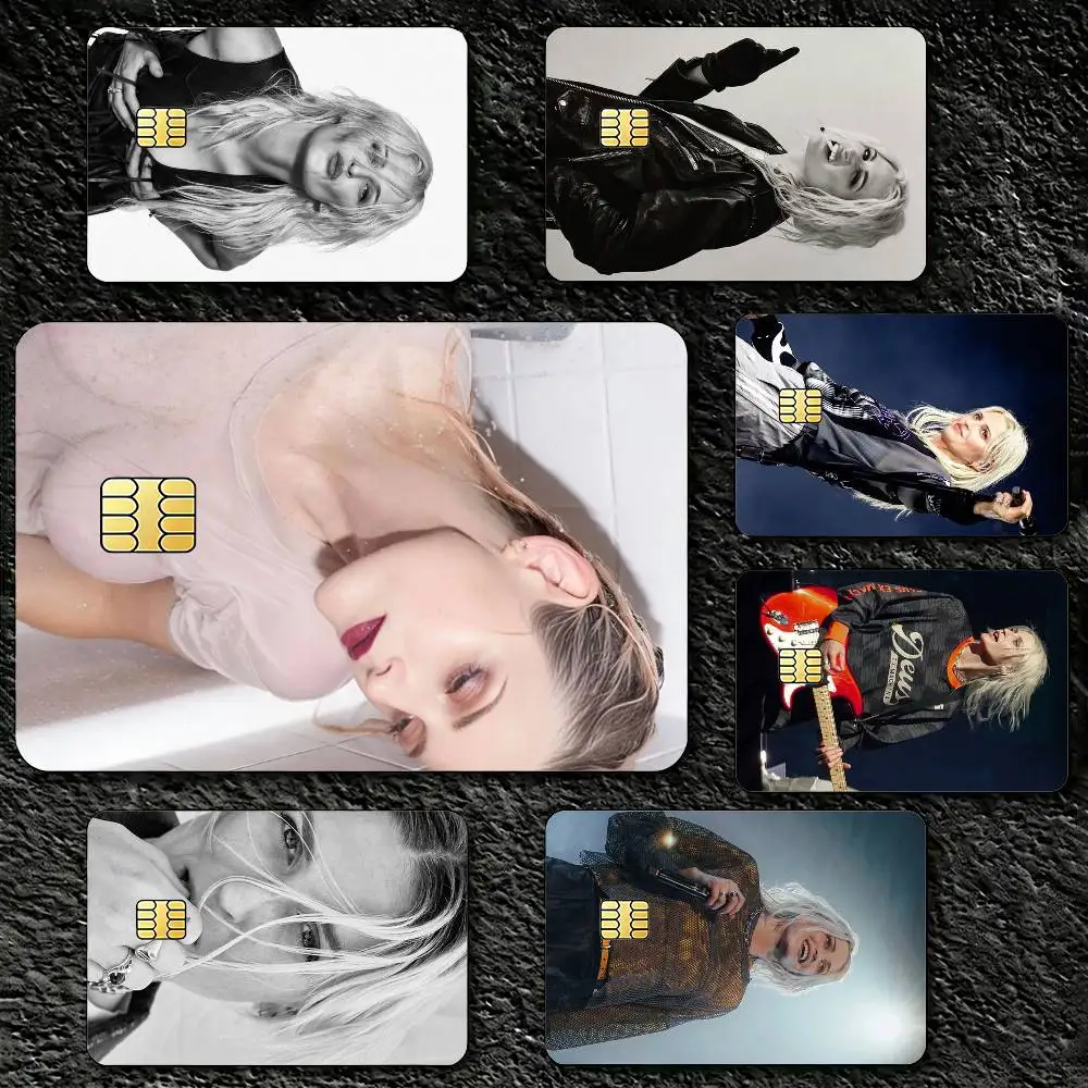 Singer E-Emily A-Armstrong Decorative Waterproof Film Skin Cover Credit Card Stickers Debit Front Bank Bus Pass