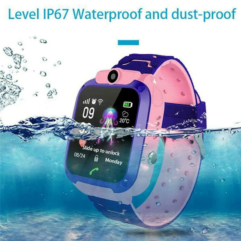 Smartwatch infantil multifuncional com câmera e jogos – relógio GPS com tela sensível ao toque para crianças de 4 a 12 anos, presente de aniversário perfeito