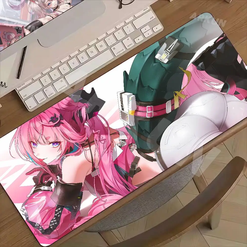 Pretty Hot Girl Pretty Yvonne Gamer Mousepad Laptop Computer Keyboard Accessories Mouse Mat Rug Extended Desk Mats