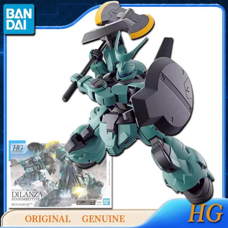 Bandai Original Genuine HG 1/144 THE WITCH FROM MERCURY GUNDAM DILANZA  Anime Action Figures Toys for Kids Gift Model Ornaments