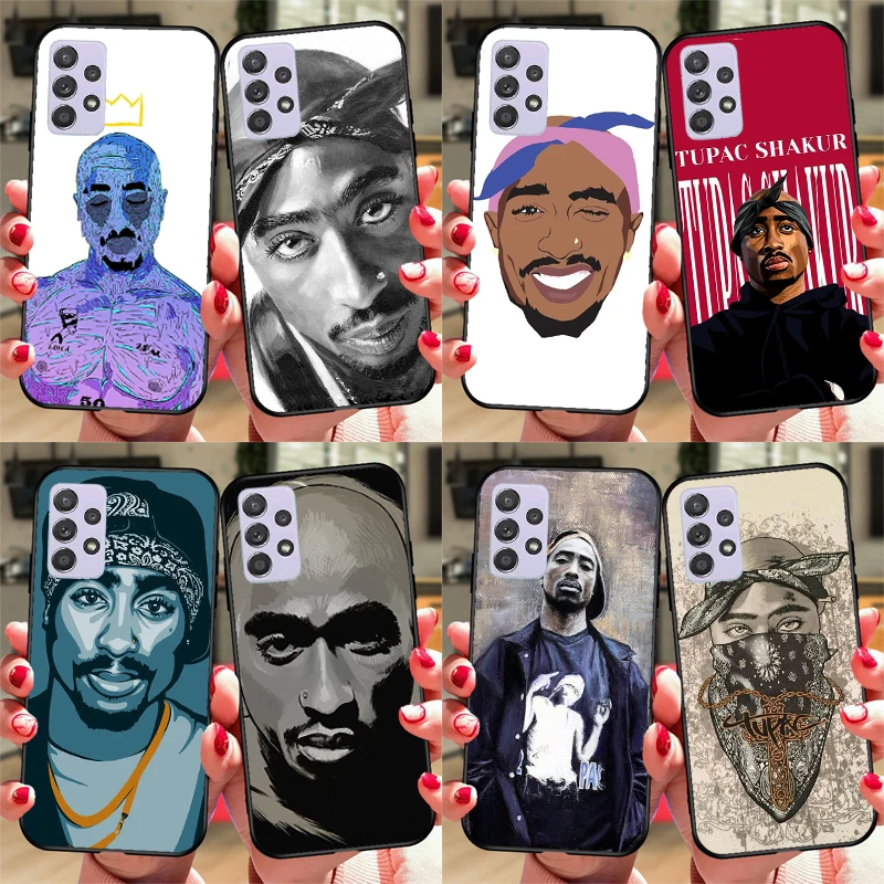 Tupac 2Pac Amaru Shakur Case For Samsung A54 A34 A24 A14 A51 A71 A12 A22 A32 A52 A72 A73 A33 A53 A13 Back Cover