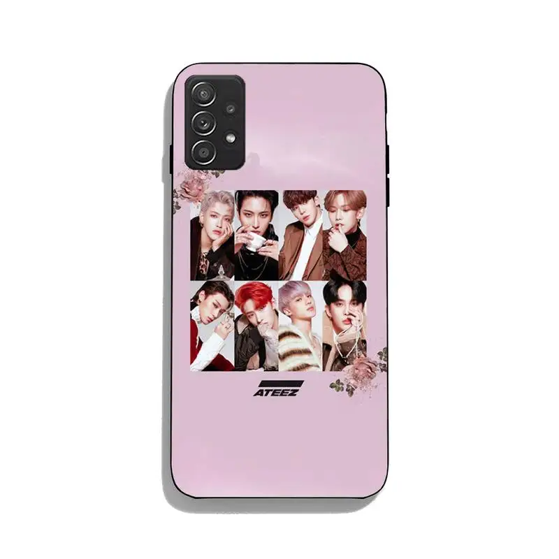 ATEEZ HongJoong Bling Cute Phone Case For Samsung Note M 31 9 A51 A52 A71 A72 A80 A91 A20E A32 A31 A21 A11 Fundas Shell Cover