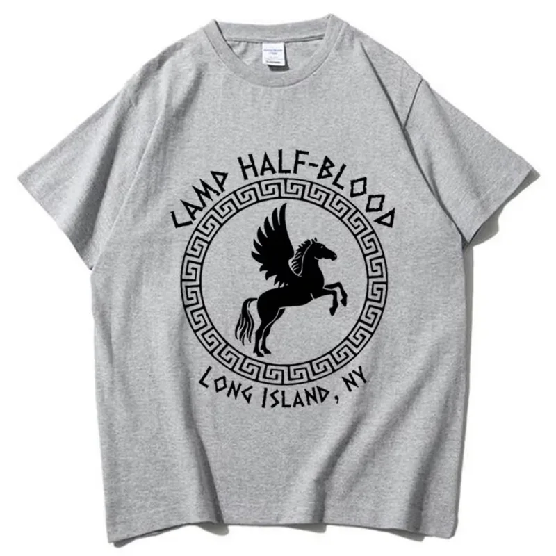 

Fashion Camp Half Blood Long Island Sound New York T-Shirt Percy Jackson Summer T-shirt Men Women Fashion Casual T-Shirts Tops