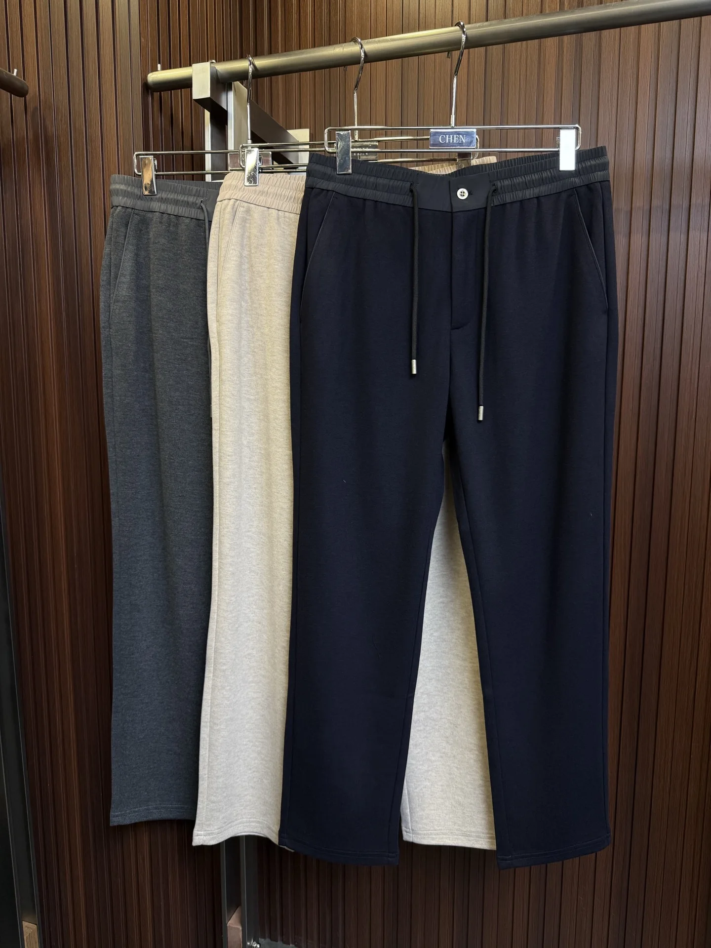 

LP Итальянские комфортные мужские прямые спортивные повседневные брюки на шнурке