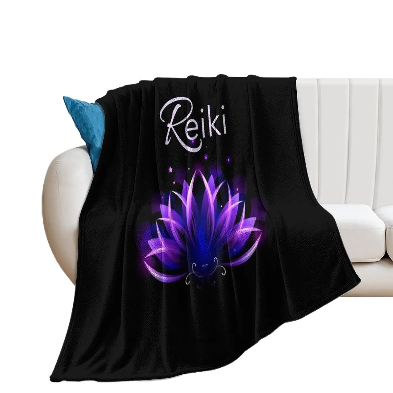 Reiki, Reiki Gifts, Reiki Shirt, Reiki Dress, Apron, Journal, Mind and Sprit, Meditation Throw Blanket Soft Big Blankets