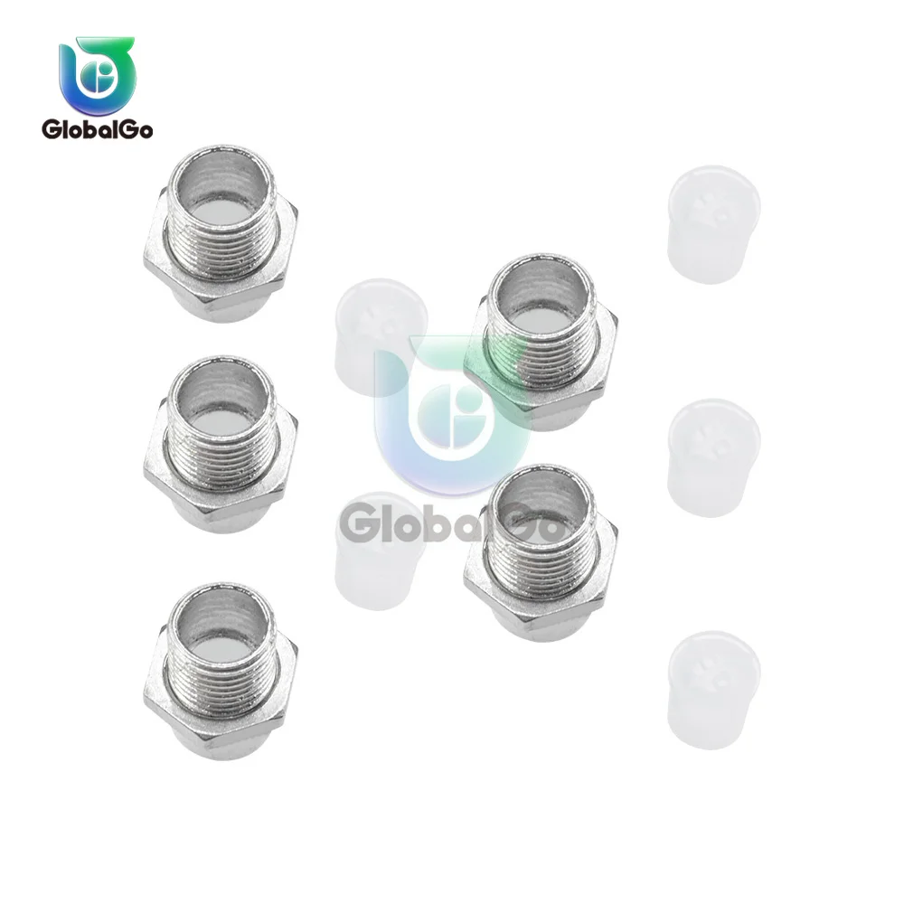 10Pcs 3mm 5mm LED Metal Lamp Holder Socket Adapter lampholders LED Holder Mount Panel Display Base Rubber