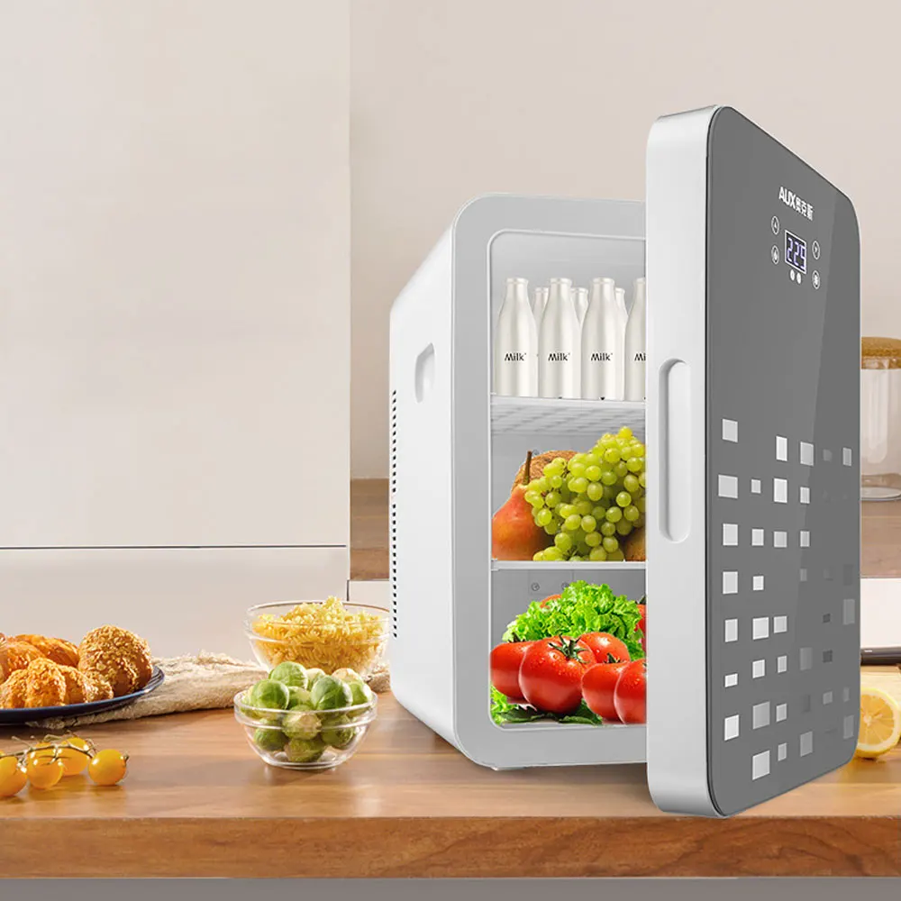 22L Car Refrigerator Dual-purpose Small Refrigerator Household Single Door Refrigerator Geladeira 12v mini nevera habitacion