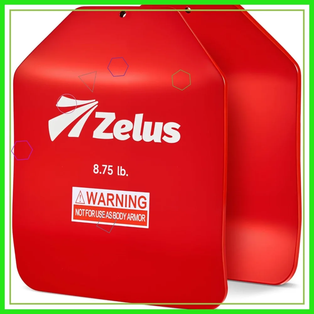 

Curved Weighted Vest Plates, 5.75/8.75/13.75LB Steel Pairs for Tactical Vests, Ergonomic Training for Running & CrossFit