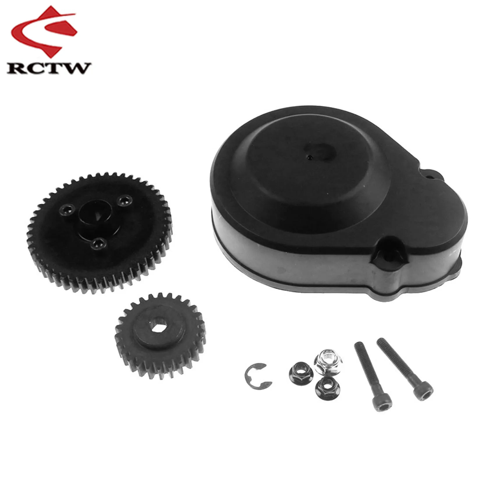 Metalen 48T/26T Super High Speed Gear Kit of koppelingsbelset voor 2-speed twee-speed versnellingssysteem voor 1/5 Hpi Rovan Km Baja 5B 5T 5SC