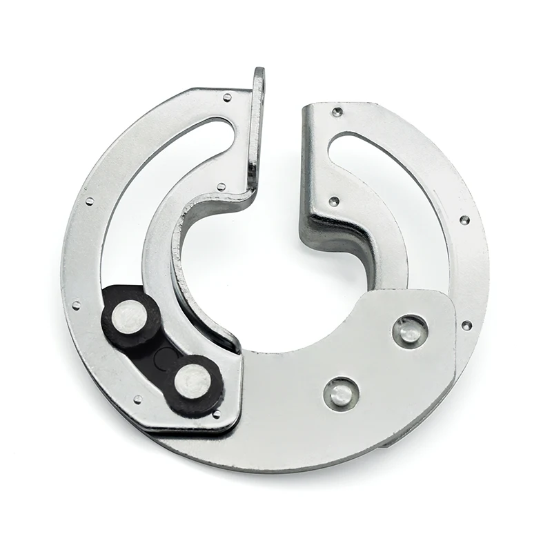 R6 stainless steel concealed concealed concealed hinge, 3-piece link riveted hinge, circular arc rotating inner hinge