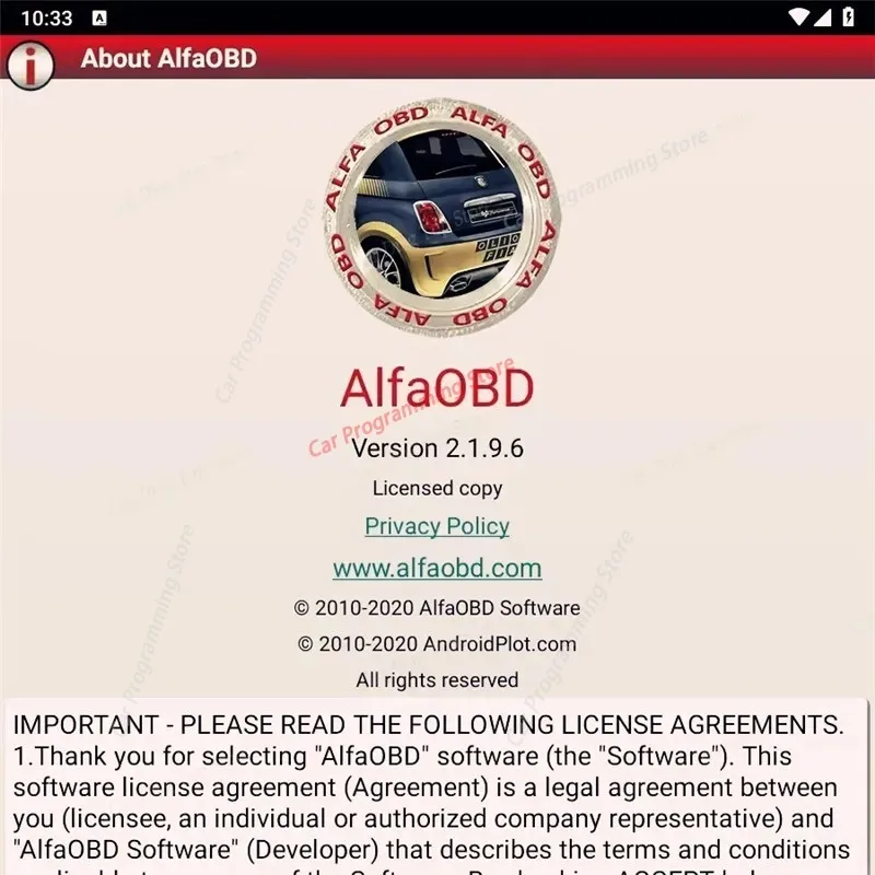 2026 Alfaobd V2.1.9.6 (Android)Full Licensed-Diagnosis Alfa Fiat Lancia Abarth Dodge Chrysler Jeep Peugeot Citroën Read ‌D‌E‌S‌C