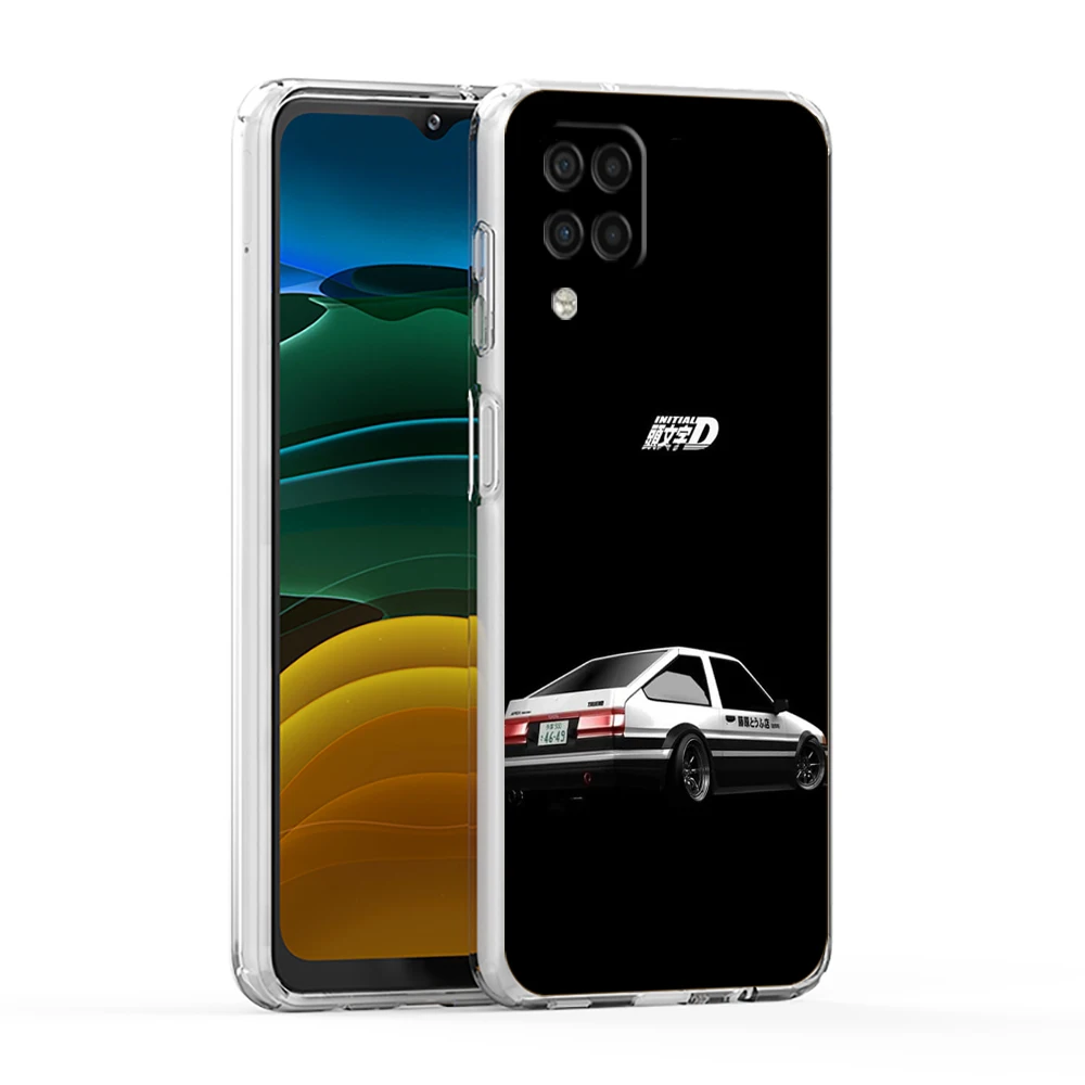 غطاء ناعم لهاتف سامسونج جالاكسي A17 A25 A23 A22 A52S A52 A55 A72 A51 A71 A31 A13 A07 5G حافظة هاتف شفافة أولي D AE86 حقائب