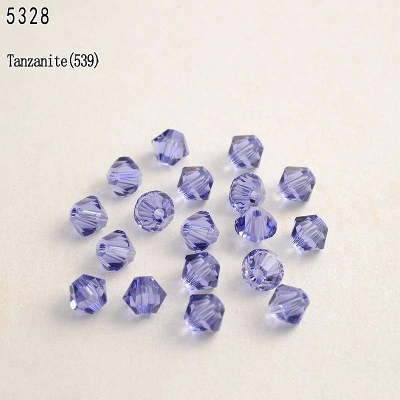 5328 Plain Color 262-539 Original Crystal from Austria Rhombus Bicones Loose Beads Wholsale for Bracelet Jewelry Cloth Making