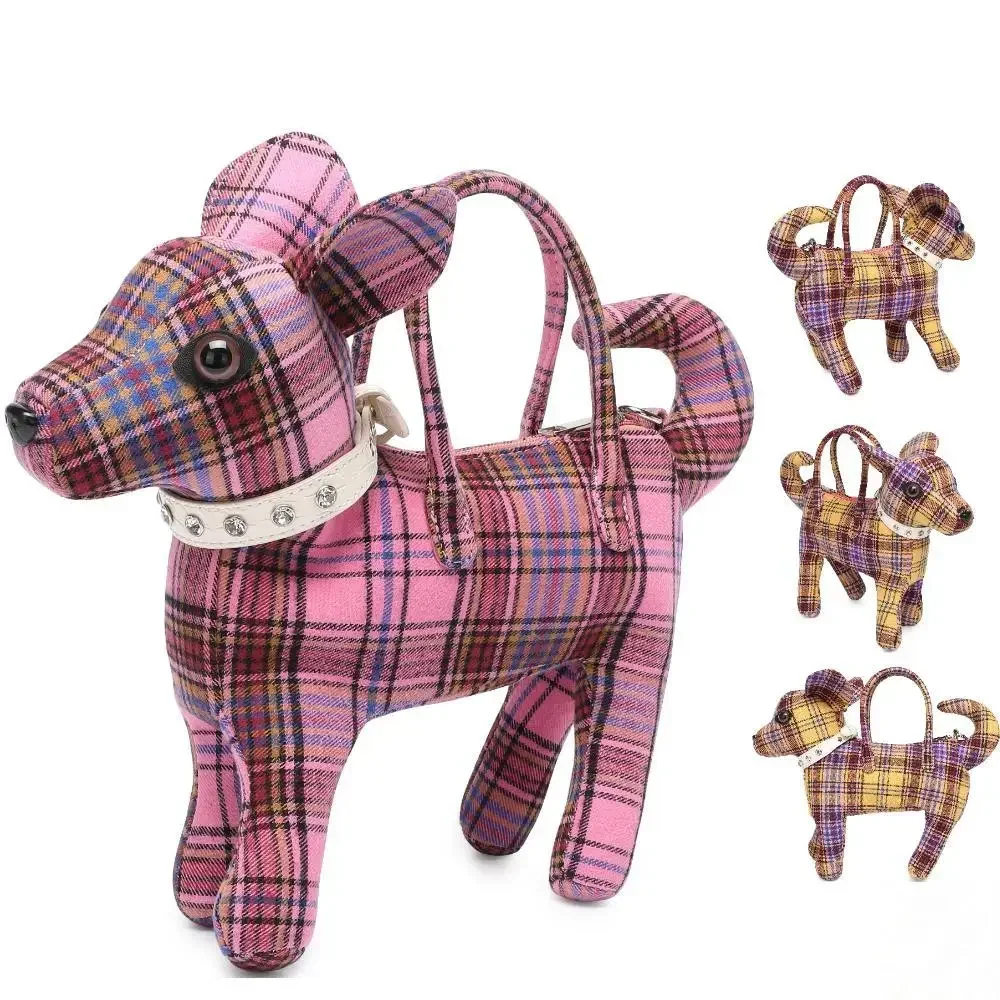 

Fashionable, creative, cute deer shaped handbag with personalized splicing, detachable shoulder strap, diagonal cross bag