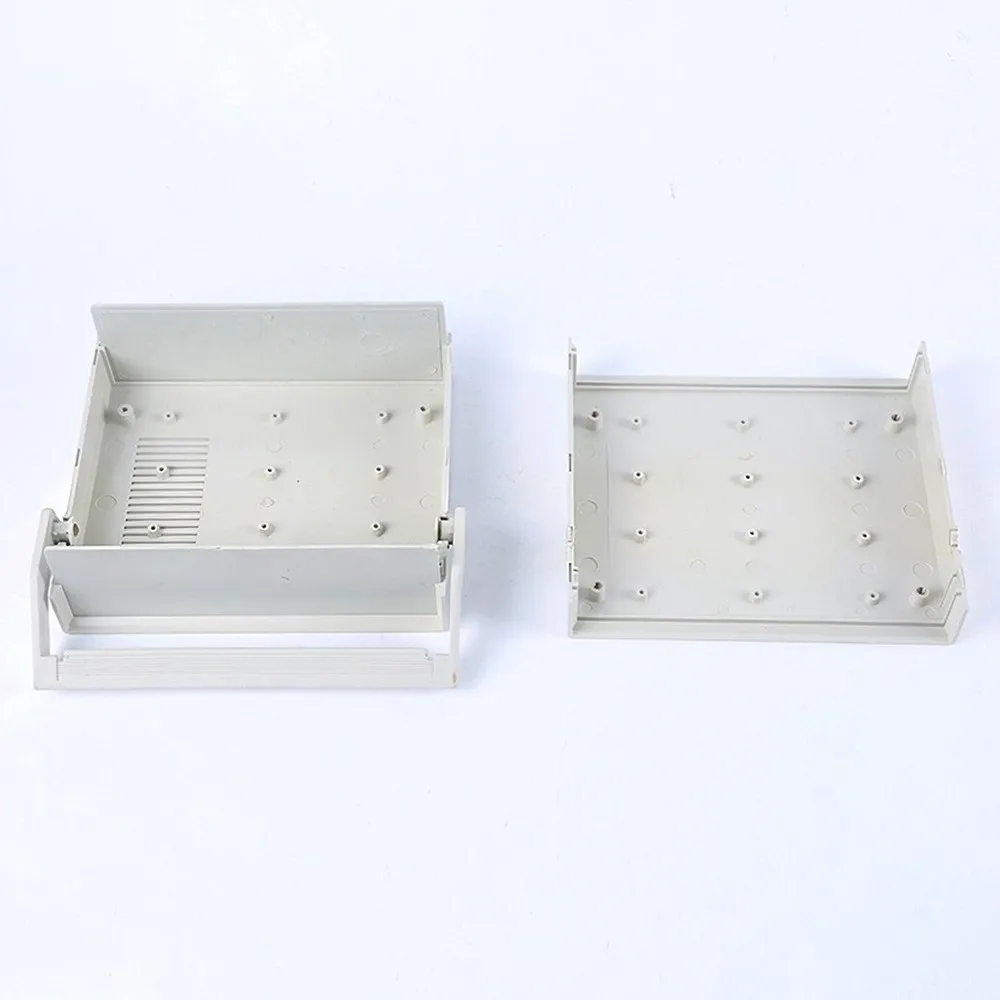 High Quality 3 Sizes Enclosure Project Case Plastic&Iron Grey DIY Junction Box Outdoor Indoor Housing Box