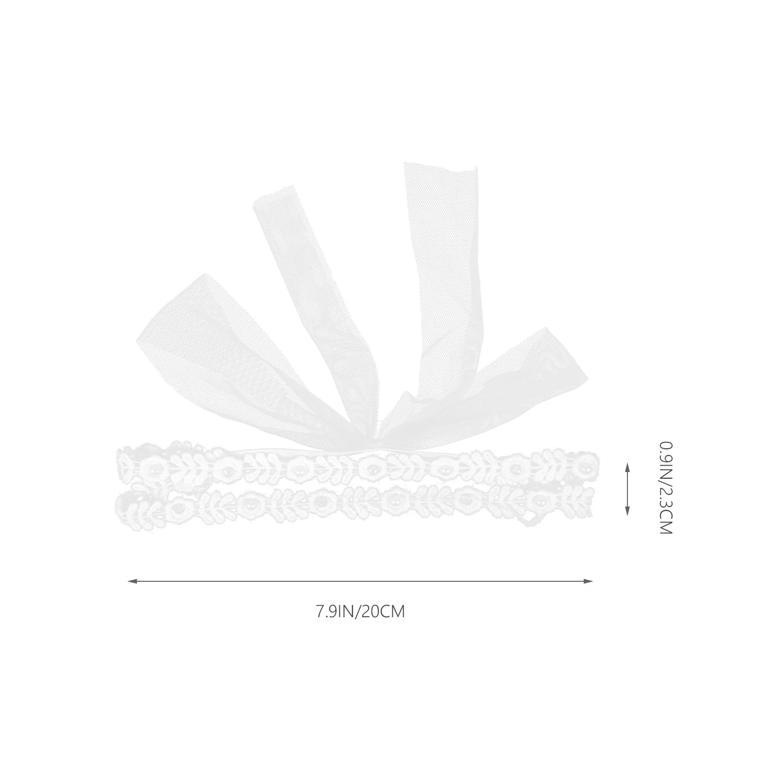 

2pcs Headbands Double Row Hair Bands Soft Elastic Infant Hair Decor Photo Props Toddler Unisex Cloth Headband Pearl Newborn