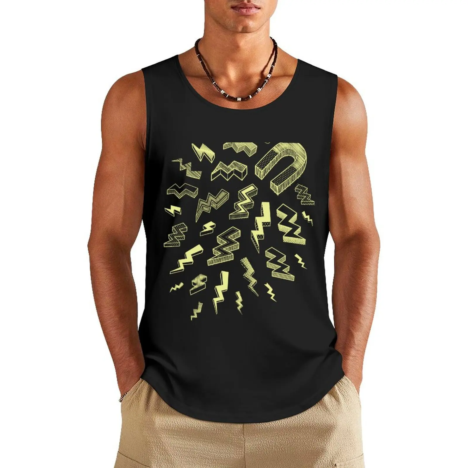 

Magnetism Tank Top gym accessories man Men's tops mens clothing