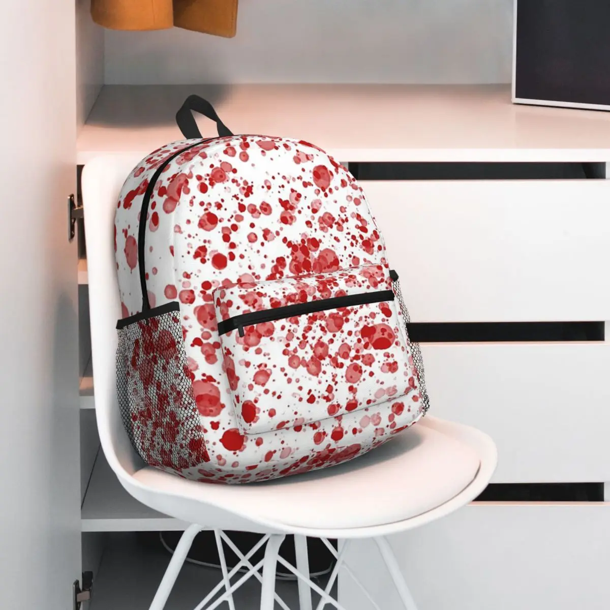 Halloween Horror Blood Splatter Backpack Student BookBag Children School Bag Computer Shoulder Bags for Boys Girls