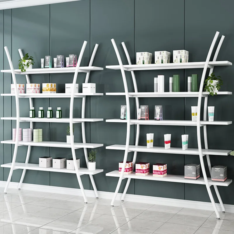 [Customized]Retail store metal cosmetic display shelf design