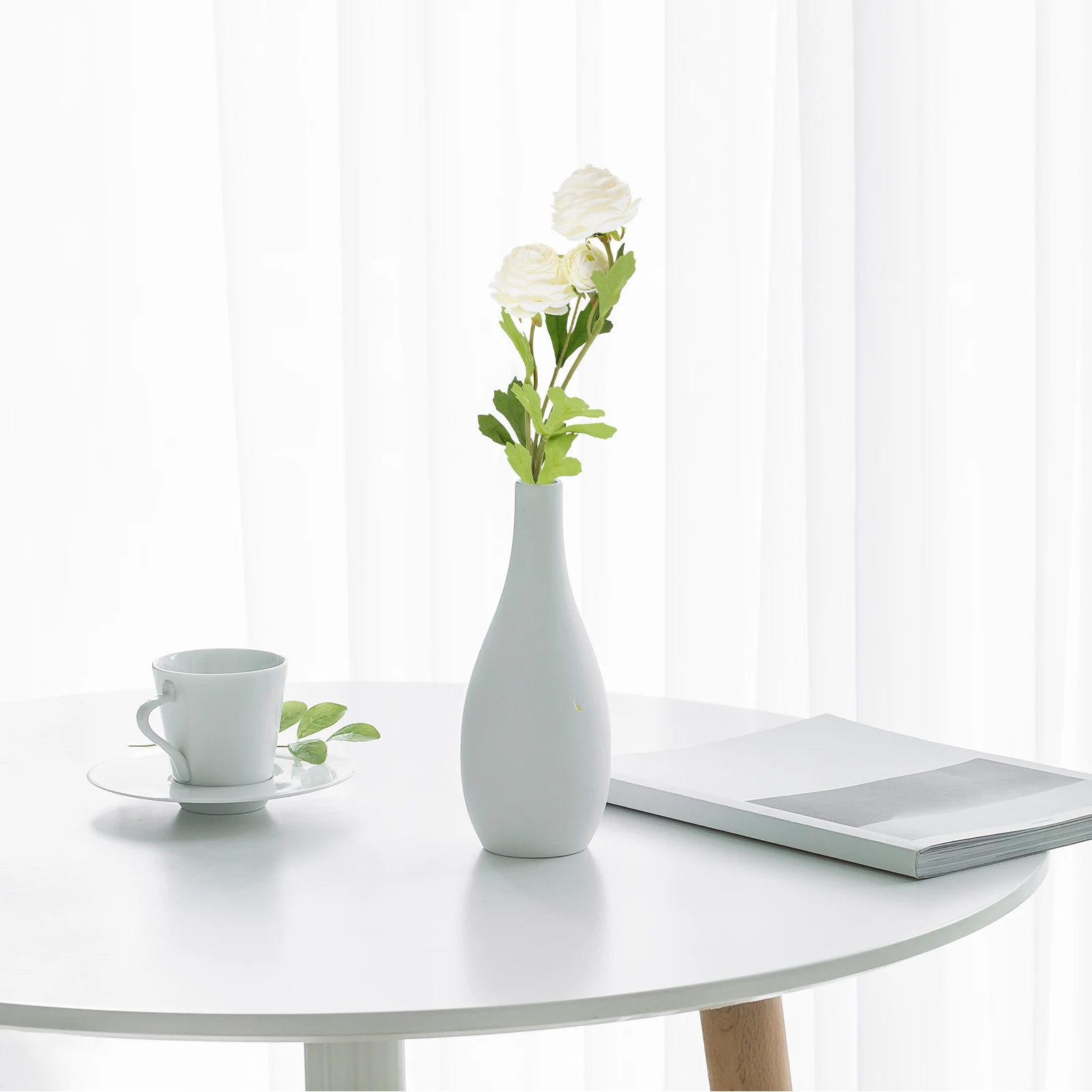 

2 Pcs Fake Flowers Simulated Lu Lotus Small Simulation Desktop for Decoration Artificial Indoor White Decorations Bride