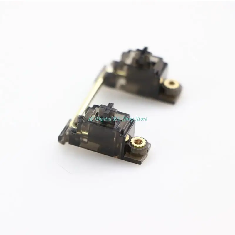 E74D Black Transparent Gold Plated Pcb Screw in Stabilizer for Custom Keyboard