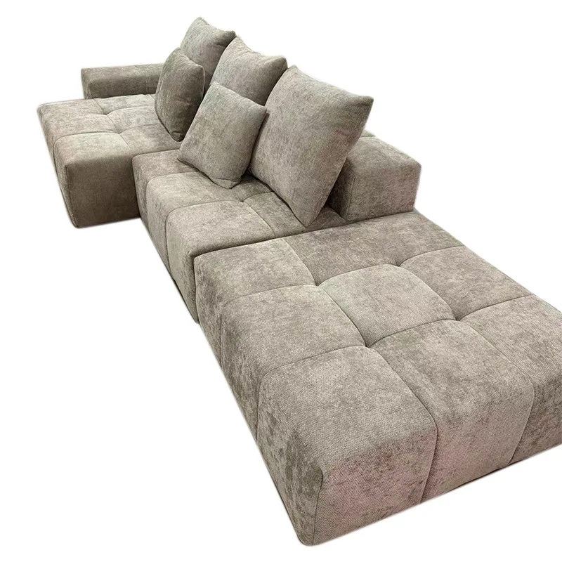 Full sponge vacuum compression pixel sofa, sofa module combination sofa